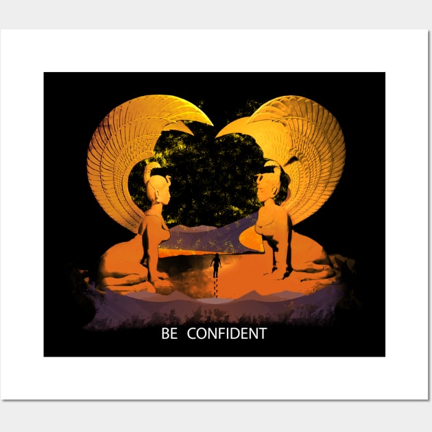 Confidence is Key Wall Art by Junnas Tampolly